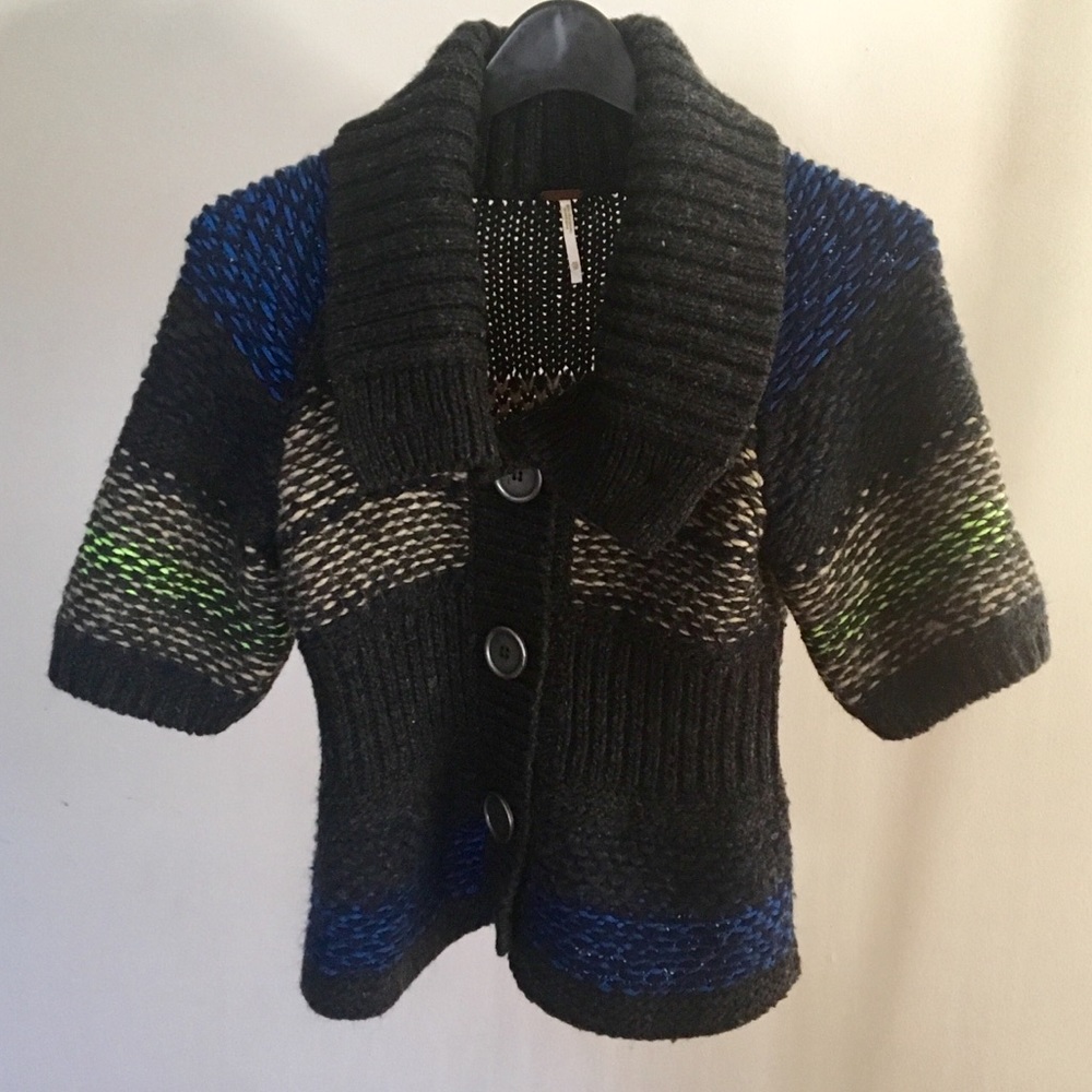 Free People Hand Knit Sweater